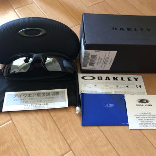 オークリー(Oakley)の【美品】オークリー FLAK2.0 ブラック スポサン(サングラス/メガネ)