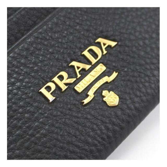 プラダ PRADA カードケース コインケース 黒 1MC026【53351】