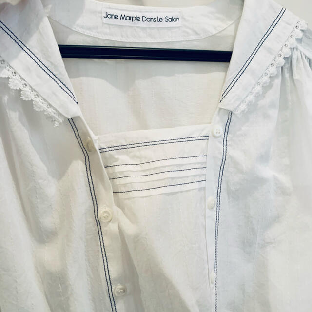 JaneMarple(ジェーンマープル)のジェーンマープル 20SS ドンル マリンカラーヴィクトリアンブラウス レディースのトップス(シャツ/ブラウス(半袖/袖なし))の商品写真