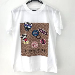 COACH  コーチ×ディズニー ミッキー Tシャツ f59902 GRY