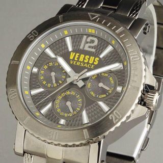 ヴェルサーチ(VERSACE)の【新品即納】ヴェルサス ヴェルサーチ 高級 メンズ腕時計 コインエッジベゼル(腕時計(アナログ))