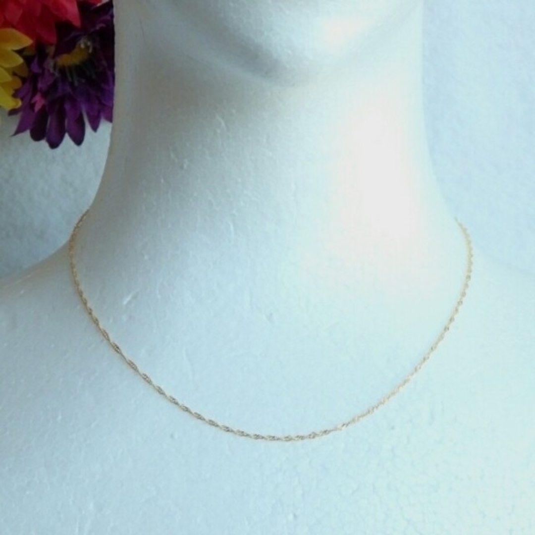 k18ネックレス スクリューチェーンネックレス 18金 18k 6