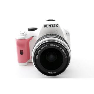 ペンタックス(PENTAX)のWi-Fi付き♪☆希少カラーホワイトピンク☆ PENTAX ペンタックス k-x(デジタル一眼)