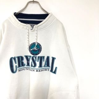 90s GEAR スウェット トレーナー ポケット プルオーバー アメリカ古着(スウェット)