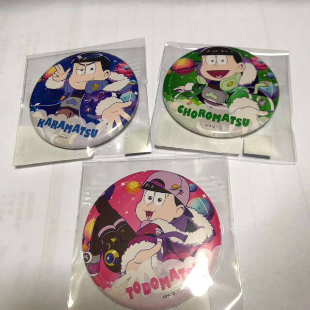 おそ松さん　webクジ　缶バッジセット エンタメ/ホビーのアニメグッズ(バッジ/ピンバッジ)の商品写真