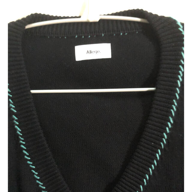 ALLEGE 19ss Hand stitch knit vest