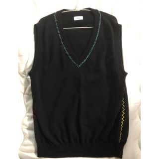 ALLEGE 19ss Hand stitch knit vest