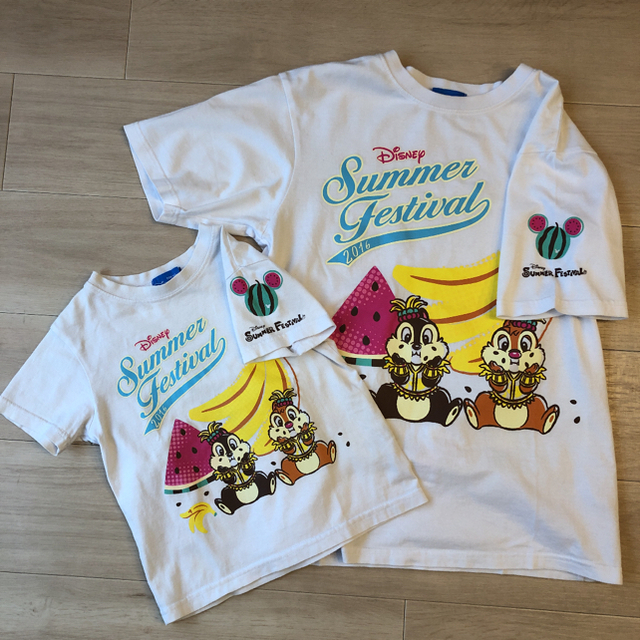 Disney ディズニーリゾート限定 ティーシャツ 大小 親子 ペア セット お揃い Tシャツの通販 By Didem S Shop ディズニー ならラクマ