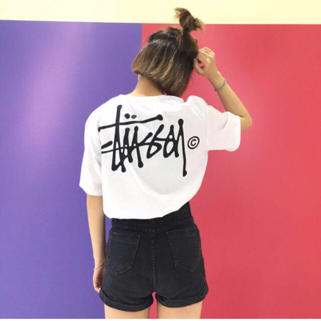 stussy バックロゴTシャツ | フリマアプリ ラクマ