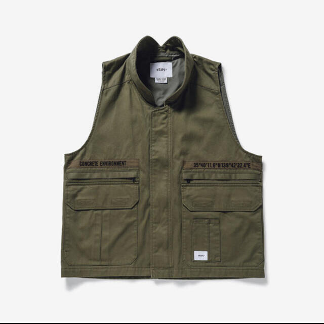 21SS  WTAPS REP / VEST / COTTON. TWILL Ｌ