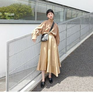 ステュディオス(STUDIOUS)の【新品】CLANE クラネ / ASYMMETRY HEM SKIRT(ロングスカート)