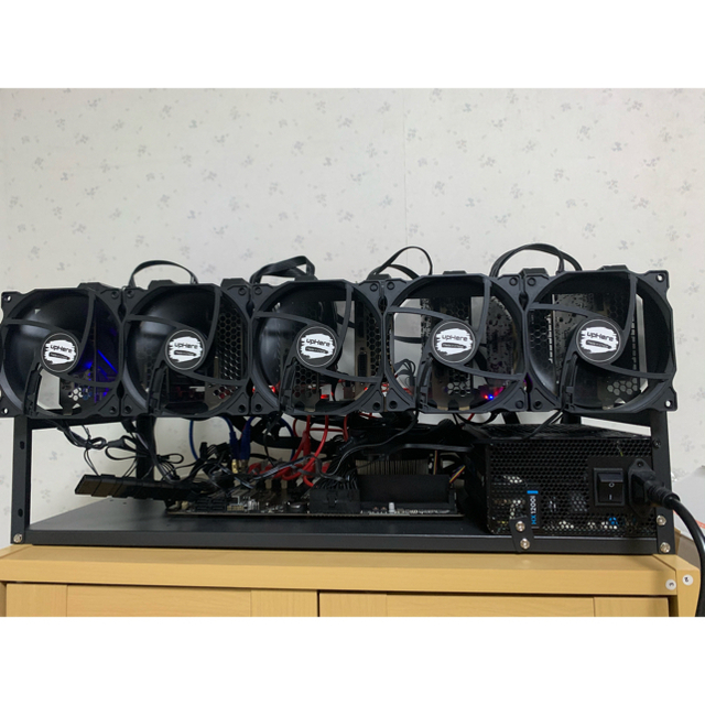 マイニングリグ3台　　選べるファン7台付　　rtx3080