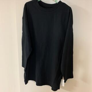 グレイル(GRL)のGRL♡黒Tシャツ(Tシャツ(長袖/七分))