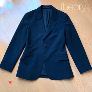 セオリー(theory)のセオリー　theory ジャケット　美品　黒(テーラードジャケット)