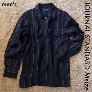 ジャーナルスタンダード(JOURNAL STANDARD)のJOURNAL STANDARD ウール100%ストライプシャツ (シャツ)