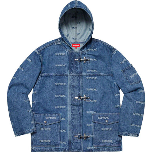 supreme logo denim turnout jacket size Mジャケット/アウター