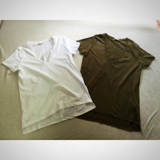 ザラ(ZARA)のZARA Tシャツ 色違い 2つset(Tシャツ(半袖/袖なし))