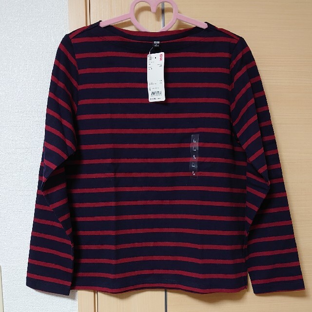 UNIQLO(ユニクロ)のユニクロ　ボーダーＴシャツ レディースのトップス(Tシャツ(長袖/七分))の商品写真