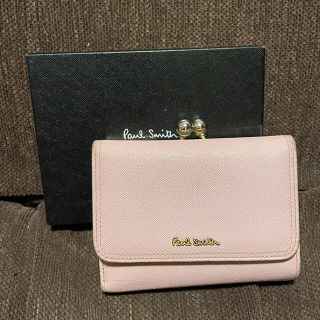 ポールスミス(Paul Smith)の【再値下げ！】ポールスミス　二つ折り財布　がま口　ピンク(財布)