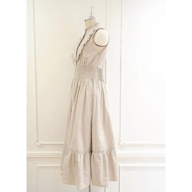 herlipto Paisley Cotton Lace Long Dress 3