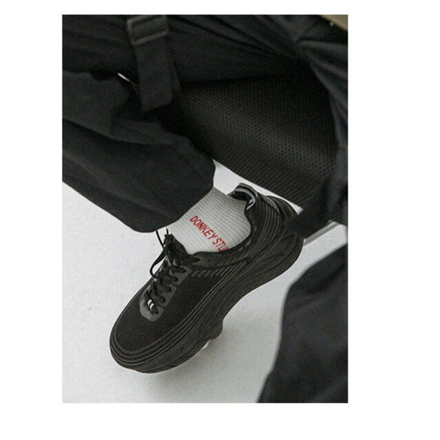 【新品・未使用】Black platform sneakers 2