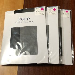 ポロラルフローレン(POLO RALPH LAUREN)のPOLO RALPH LAUREN  サイズSーM  黒3枚セット(タイツ/ストッキング)