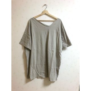 フーズフーギャラリー(WHO'S WHO gallery)のwhoswhogallery 切りっぱなしオーバーTシャツ(Tシャツ(半袖/袖なし))