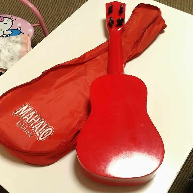 最終値下げ❗❗ウクレレ☆マハロ[MAHALO]・赤色🎊 楽器のウクレレ(ソプラノウクレレ)の商品写真