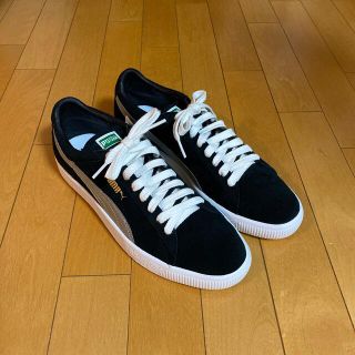 プーマ(PUMA)のPUMA SUEDE 90681S スウェード US11 29 黒銀(スニーカー)