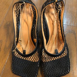 ボッテガヴェネタ(Bottega Veneta)のメッシュ　サンダル　BOTTEGA VENETA(ハイヒール/パンプス)