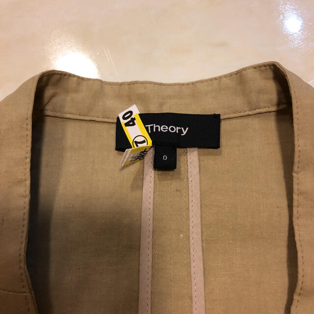 Theory 麻素材 ノーカラージャケット 美品‼専用です！️ - ノーカラー ...