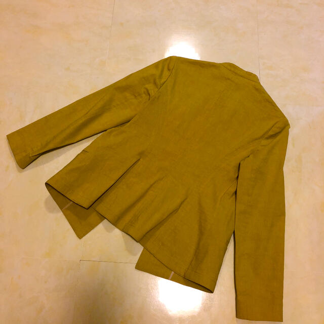 Theory 麻素材 ノーカラージャケット 美品‼専用です!️ - ノーカラー
