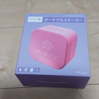 ソニー(SONY)の炎髪様 専用です！   Niziu くじ ラスト賞 ポータブルスピーカー (アイドルグッズ)