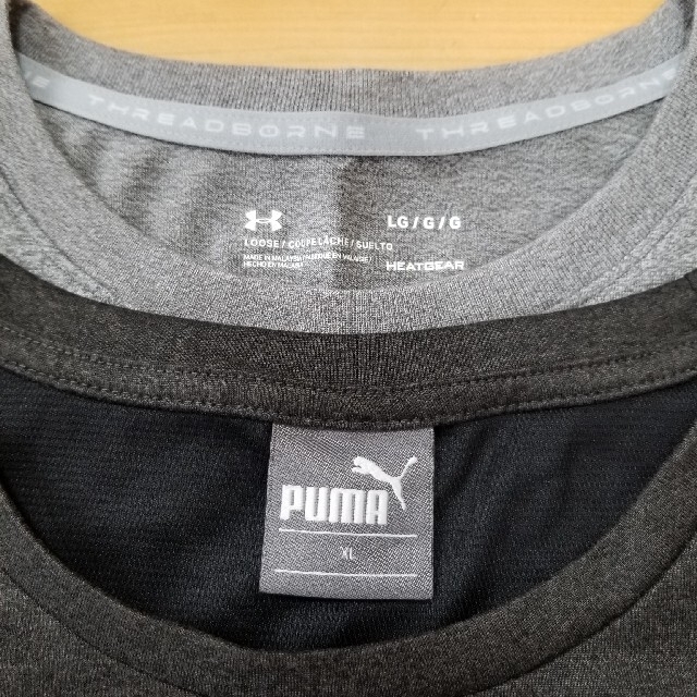 UNDER ARMOUR(アンダーアーマー)のアンダーアーマー&PUMATシャツ（2枚セット） レディースのトップス(Tシャツ(半袖/袖なし))の商品写真