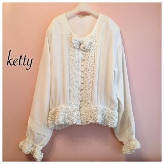 ケティ(ketty)のbonbon様専用　ketty  ケティ　ブラウス  フリル　(シャツ/ブラウス(長袖/七分))