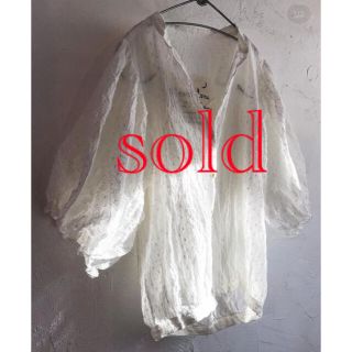 ネストローブ(nest Robe)のsold!【Porto ponpone】ブラウスカーディガン(シャツ/ブラウス(長袖/七分))