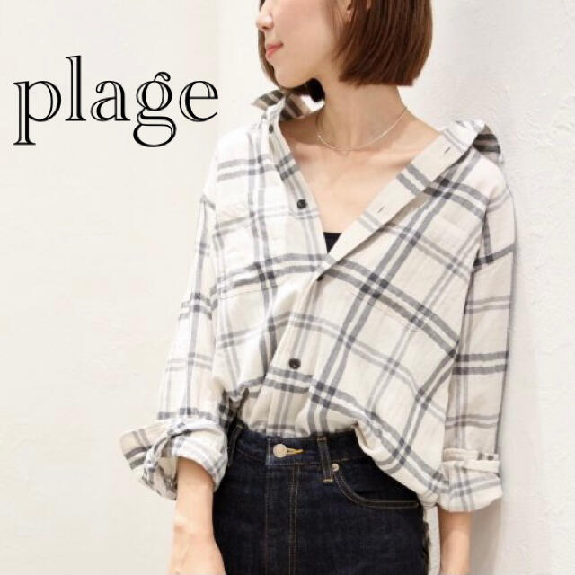 Plage(プラージュ)の★プラージュ★オールドチェックシャツ  レディースのトップス(シャツ/ブラウス(長袖/七分))の商品写真