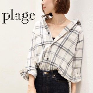 Plage(チェック ・ シャツ/ブラウス(長袖/七分))のフリマ Plage(チェック ・ シャツ/ブラウス(長袖/七分))のフリマ