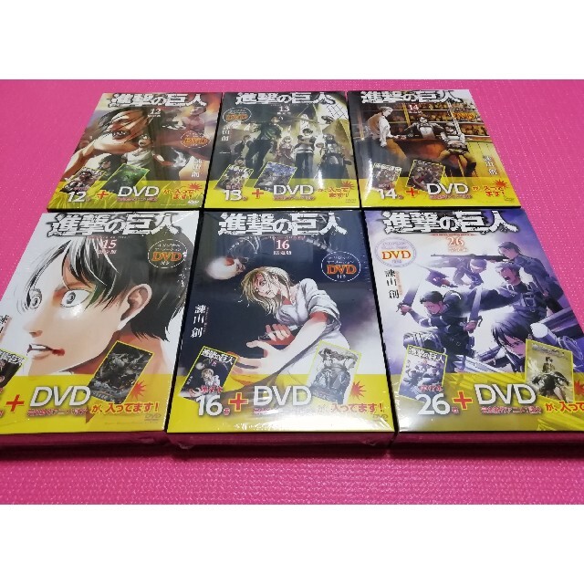 進撃の巨人 DVD OVA OAD 6巻セット 未開封 未使用-eastgate.mk