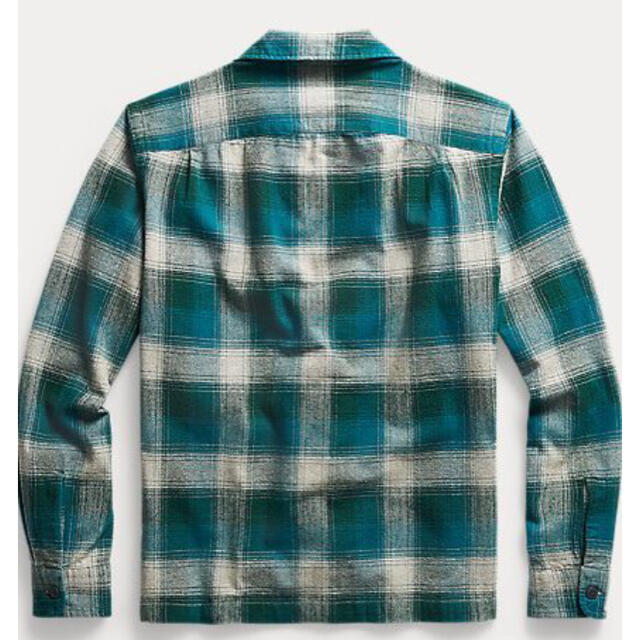 新品*RRL*プラッド ブラッシュド キャンプ シャツ*L* ダブルアールエル