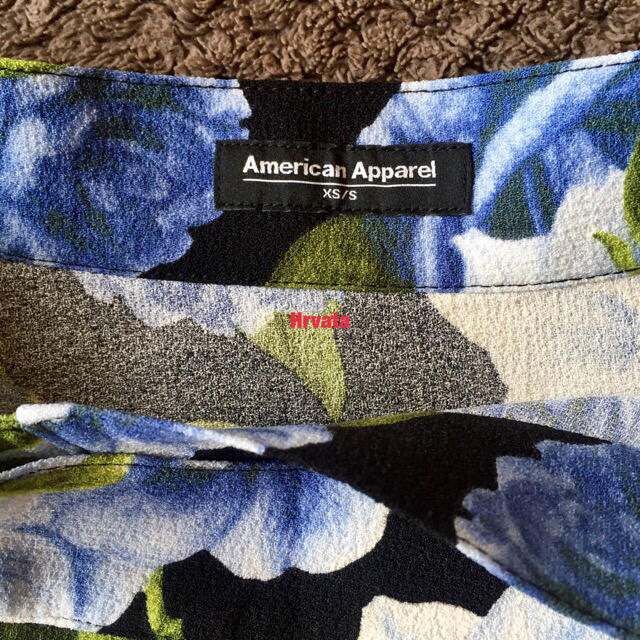 American Apparel(アメリカンアパレル)の廃盤デザインほぼ未使用 アメリカンアパレルラップスカート レディースのスカート(ミニスカート)の商品写真