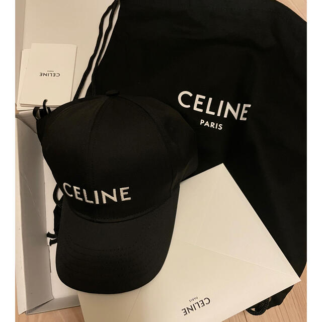 激安大特価！】 - celine celine Lサイズ ベースボールキャップ BL