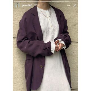 トゥデイフル(TODAYFUL)のSatin Over Jacket(テーラードジャケット)