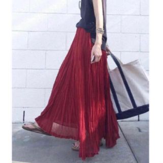 アパルトモンドゥーズィエムクラス(L'Appartement DEUXIEME CLASSE)のL'Appartement Pleats Skirt(ロングスカート)