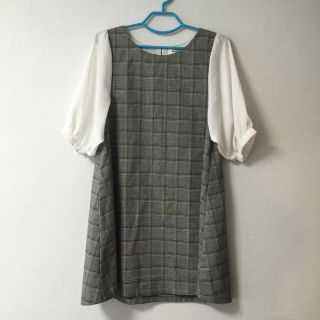 アルシーヴ(archives)の【新品】archives グレンチェック ワンピース(ミニワンピース)