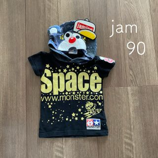 ジャム(JAM)のjam☆90☆スペースフーディTシャツ☆ブラック(Tシャツ/カットソー)