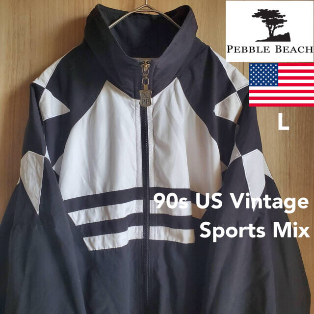 adidas - 90s US古着 ナイロンジャケット ヴィンテージ スポーツmix