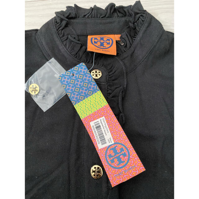 TORY BURCH トリーバーチ 黒ポロシャツ