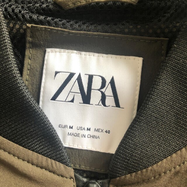 ZARA(ザラ)のZARA 薄手ジャケット メンズのジャケット/アウター(ミリタリージャケット)の商品写真