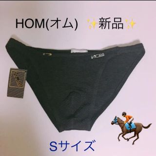 オム(HOM)の☆新品☆HOM(オム)ビキニ Sサイズブラックメッシュ1枚(その他)